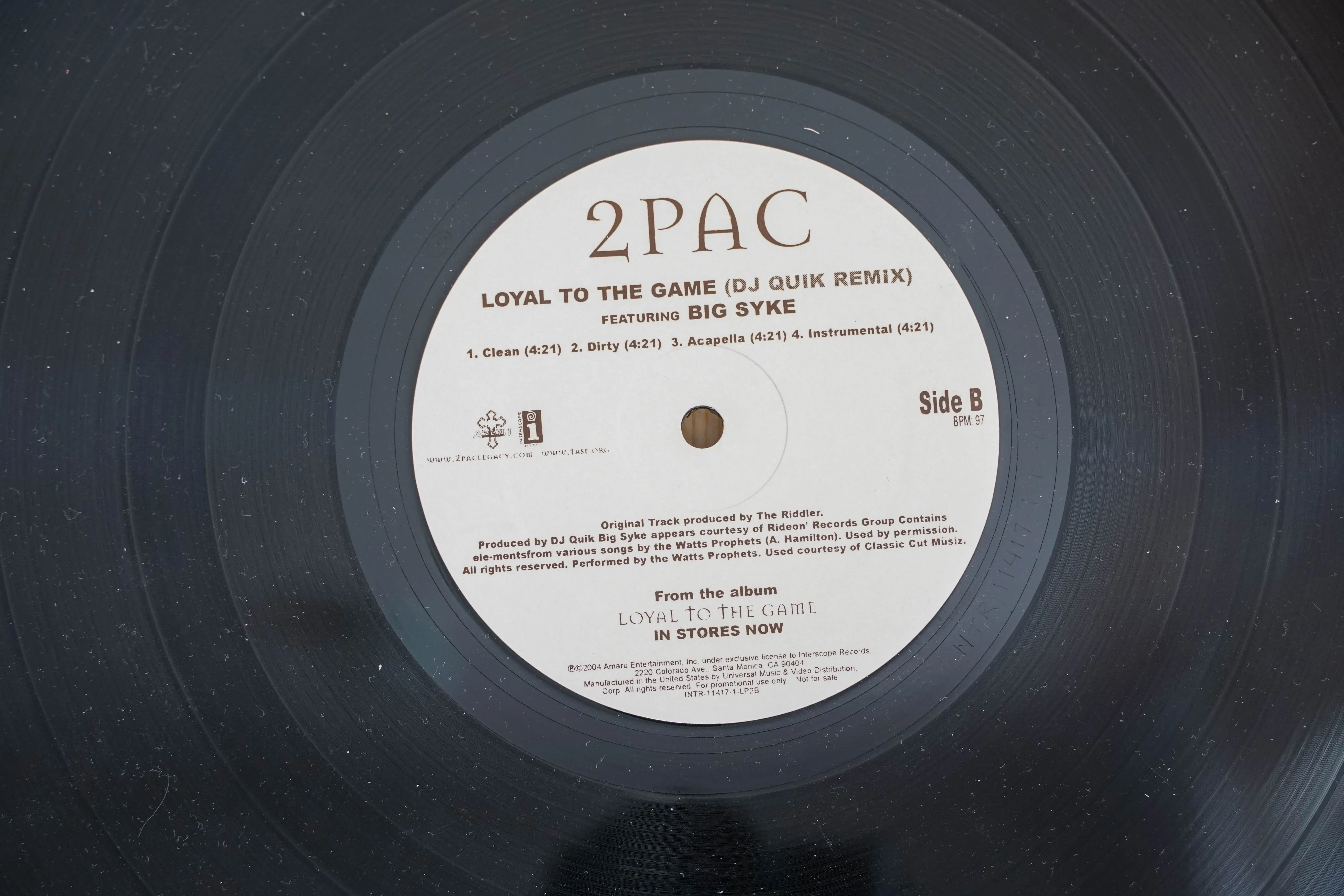 2Pac - Bonus Tracks From The Platinum LP "Loyal To The Game" - Image 2