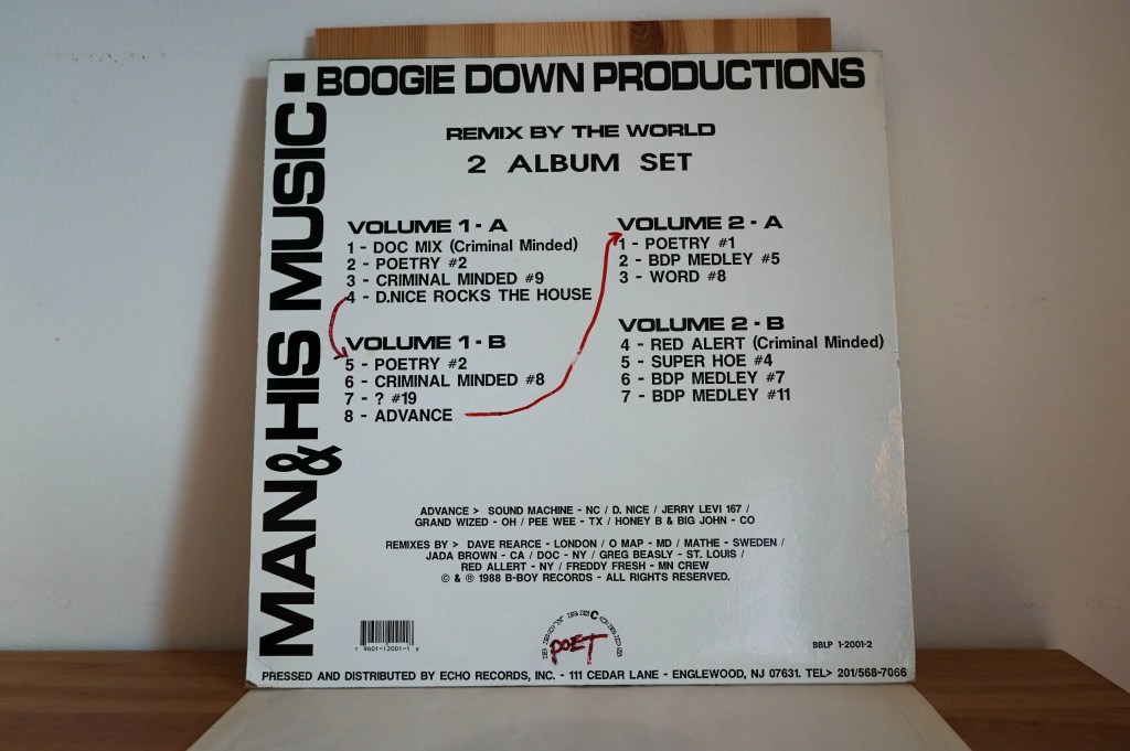 Boogie Down Productions - Man & His Music