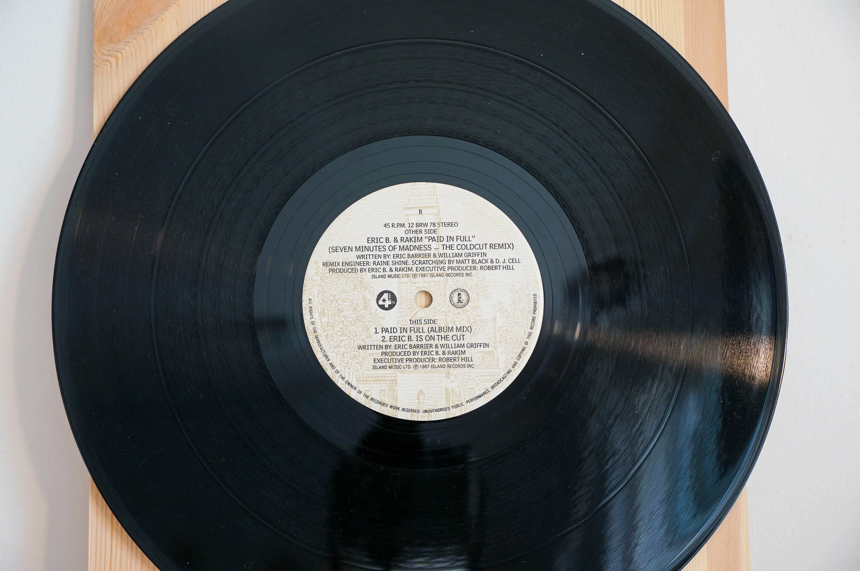 Eric B. & Rakim - Paid In Full (Seven Minutes Of Madness - The Coldcut Remix) - Image 4