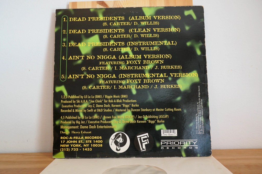 Jay-Z - Dead President$ / Ain't No N*gga