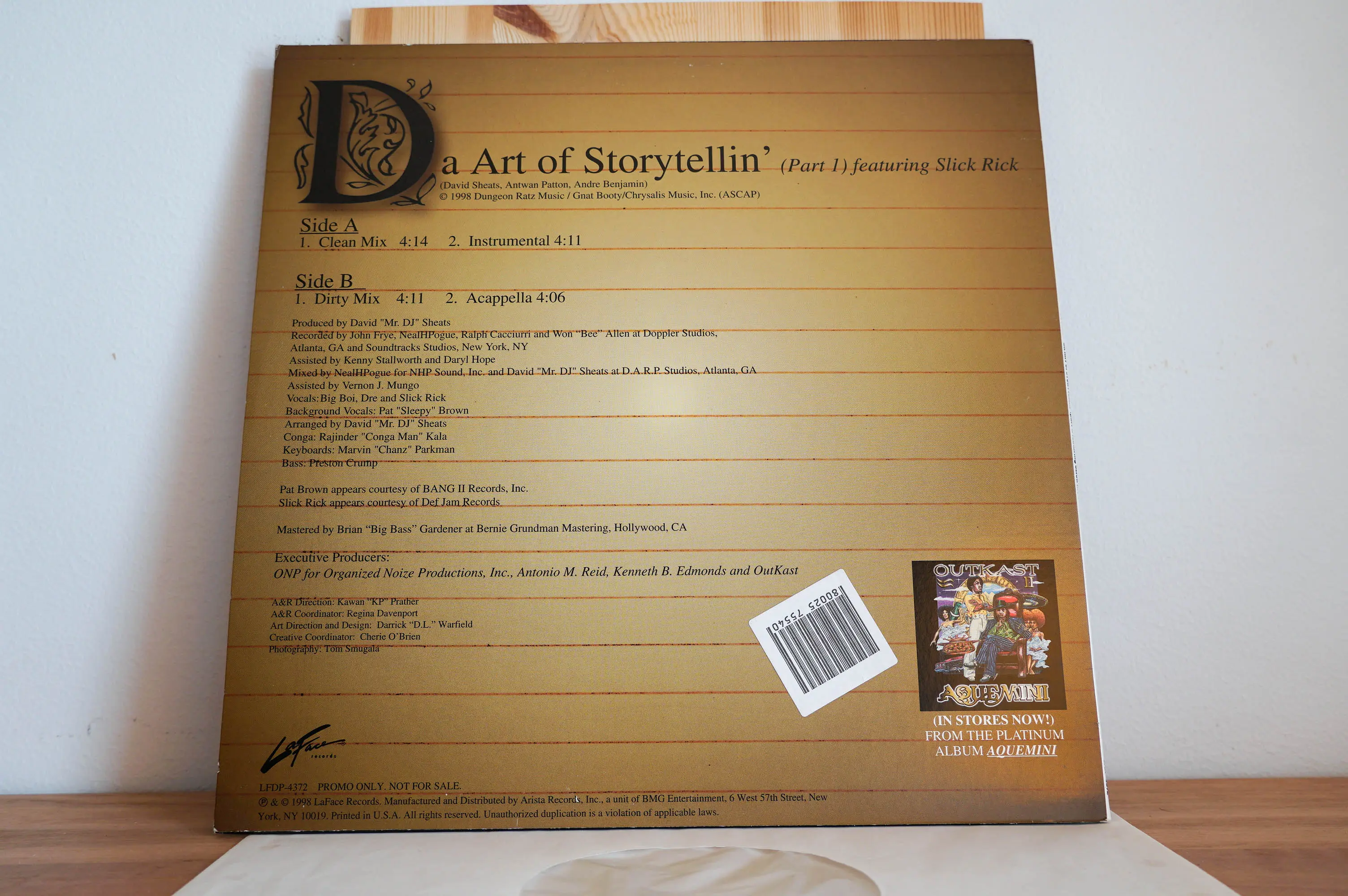 OutKast Featuring Slick Rick - Da Art Of Storytellin' (Part 1) - Image 4