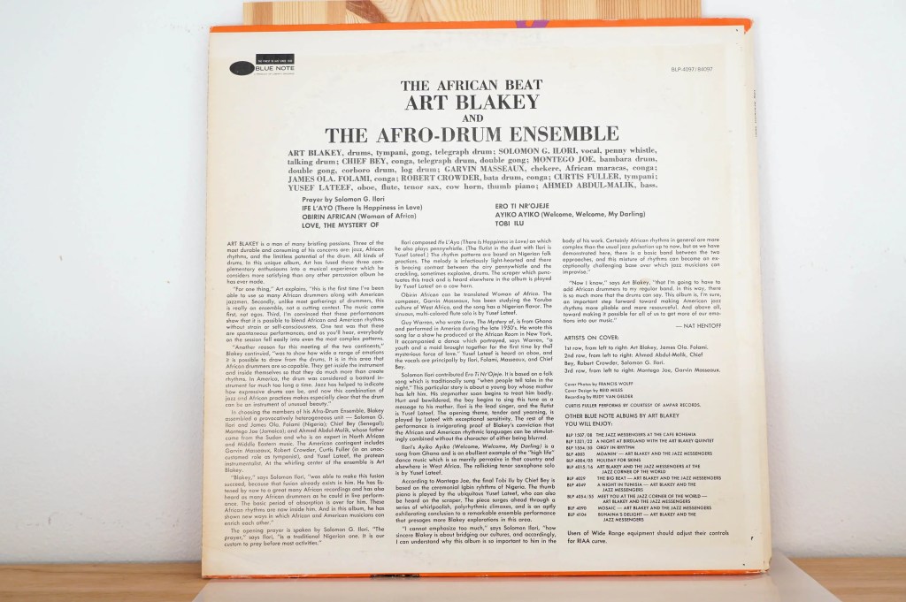 Art Blakey & The Afro-Drum Ensemble - The African Beat