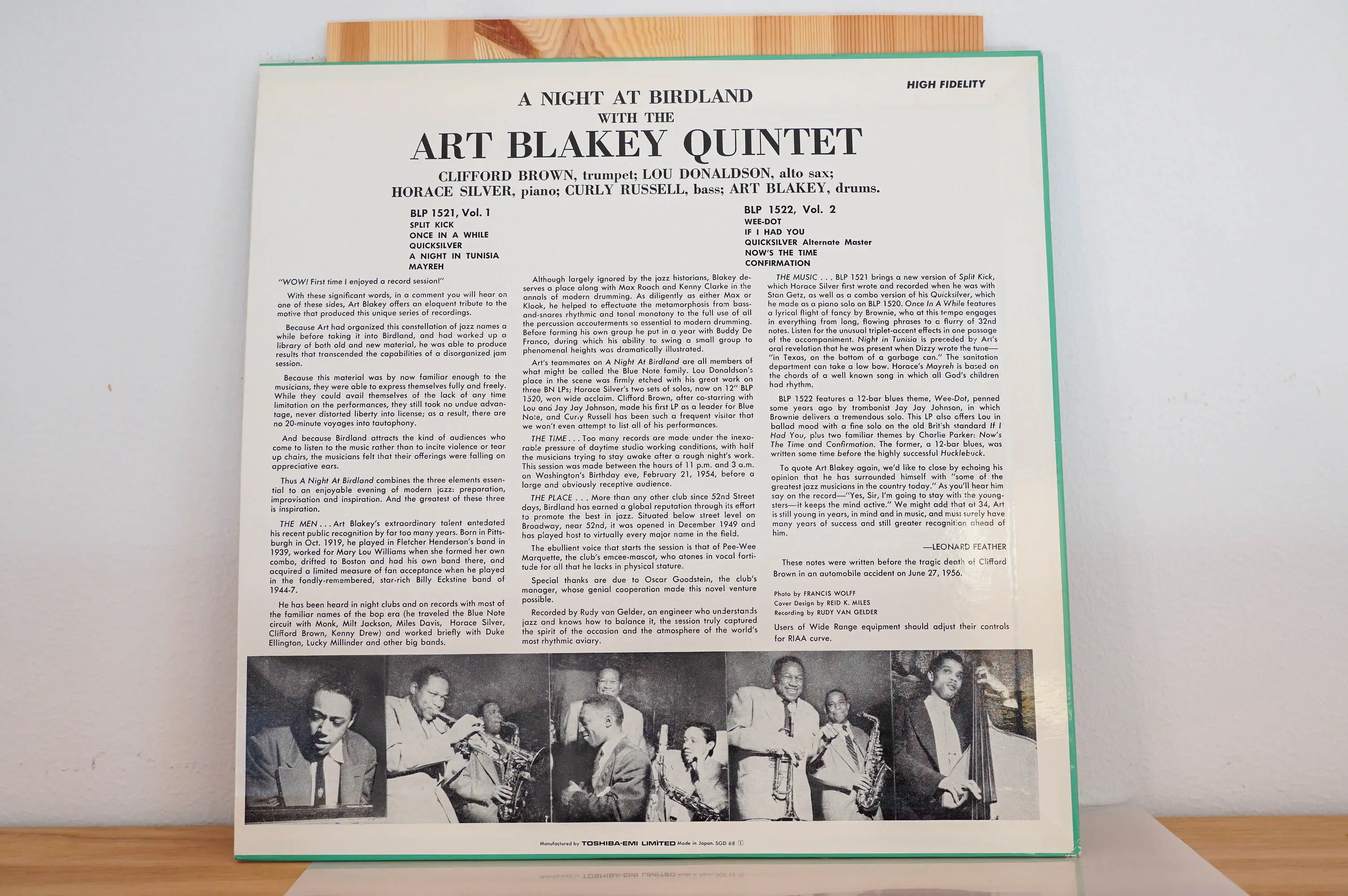 Art Blakey Quintet - A Night At Birdland, Volume 2 - Image 4