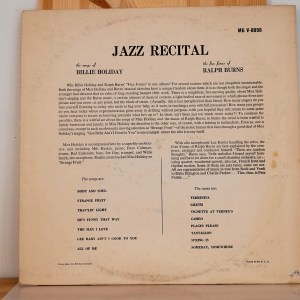 Billie Holiday / Ralph Burns - Jazz Recital - Image 4