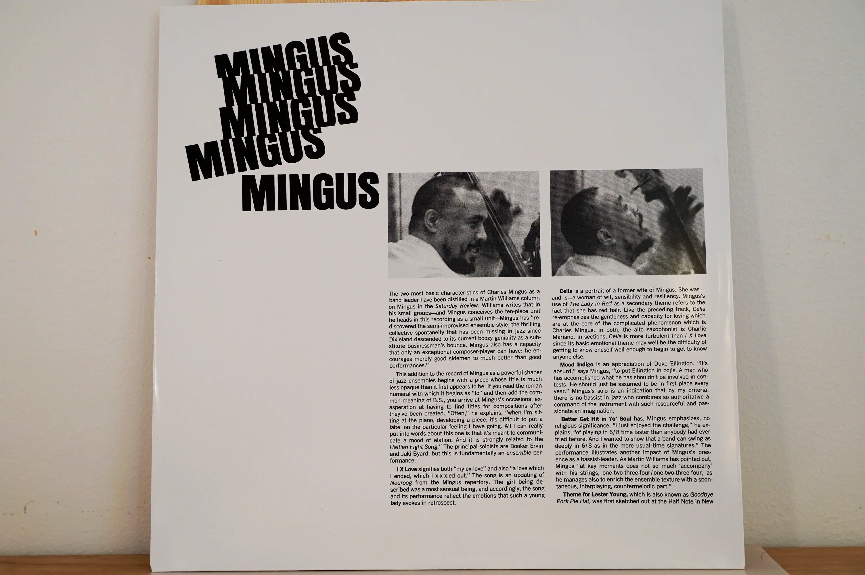 Charles Mingus - Mingus Mingus Mingus Mingus Mingus - Image 5