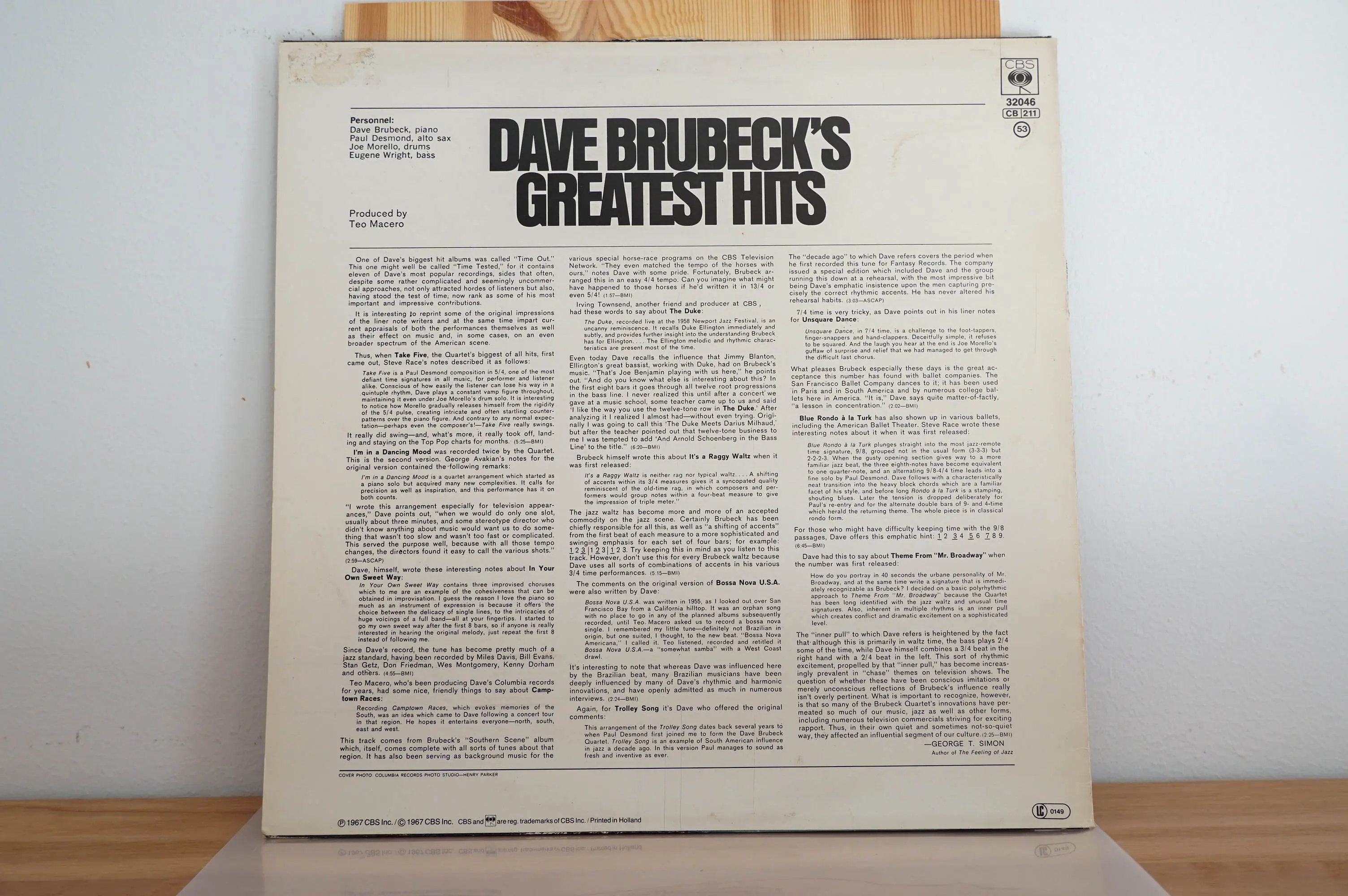 Dave Brubeck - Dave Brubeck's Greatest Hits - Image 4