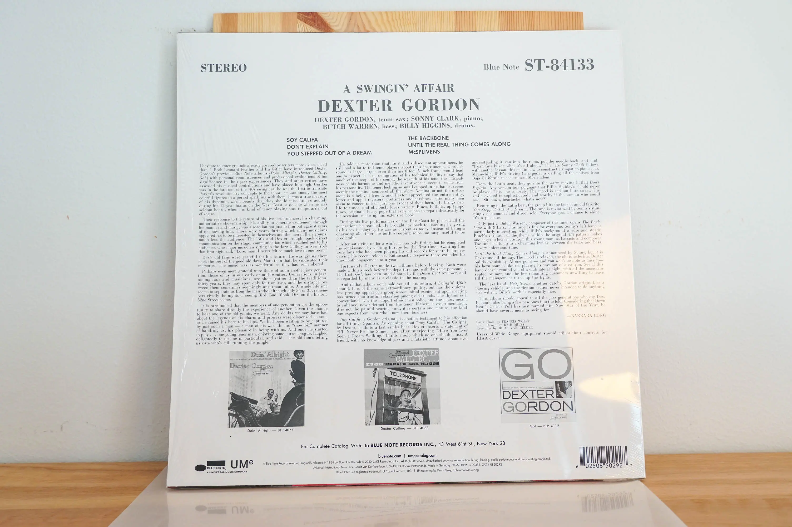 Dexter Gordon - A Swingin' Affair - Image 4