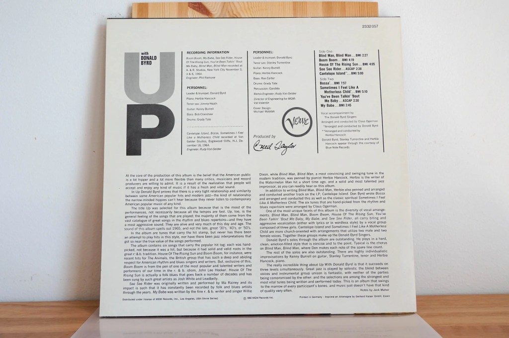 Donald Byrd - Up With Donald Byrd
