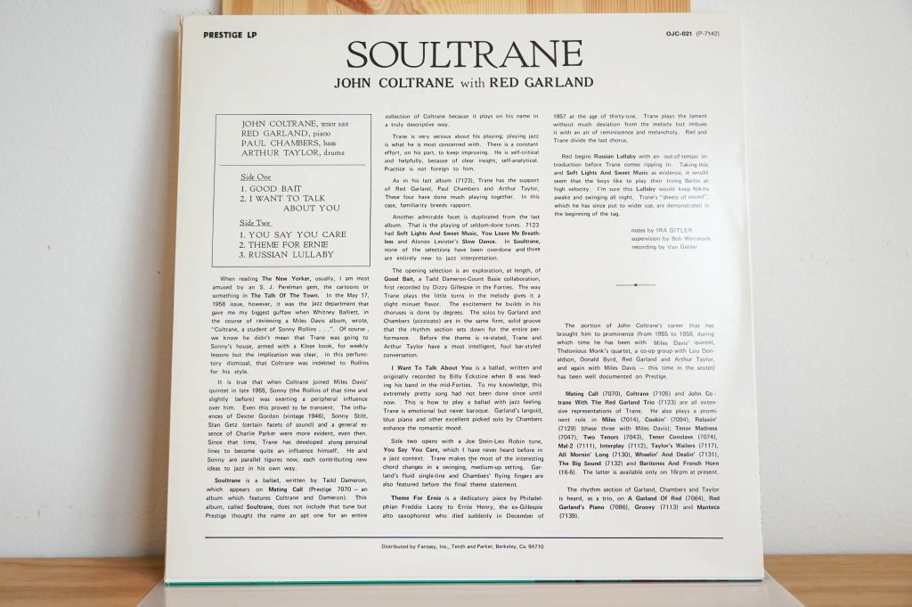 John Coltrane - Soultrane