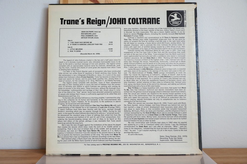 John Coltrane - Trane's Reign