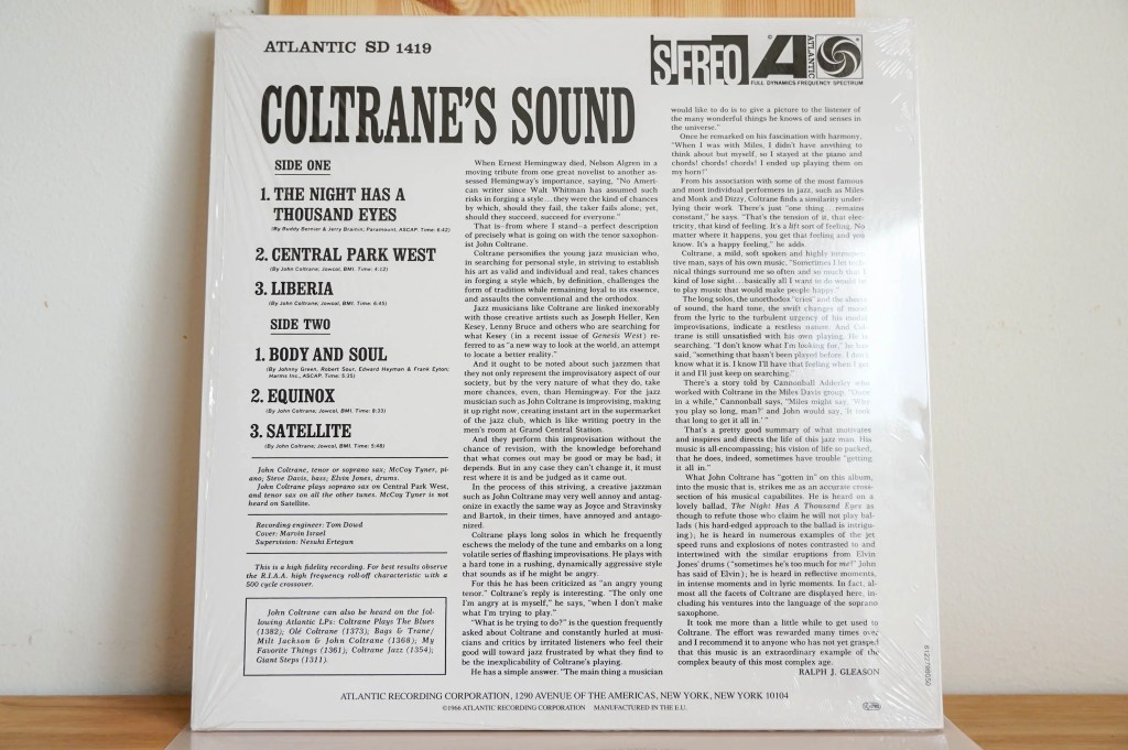 John Coltrane - Coltrane's Sound