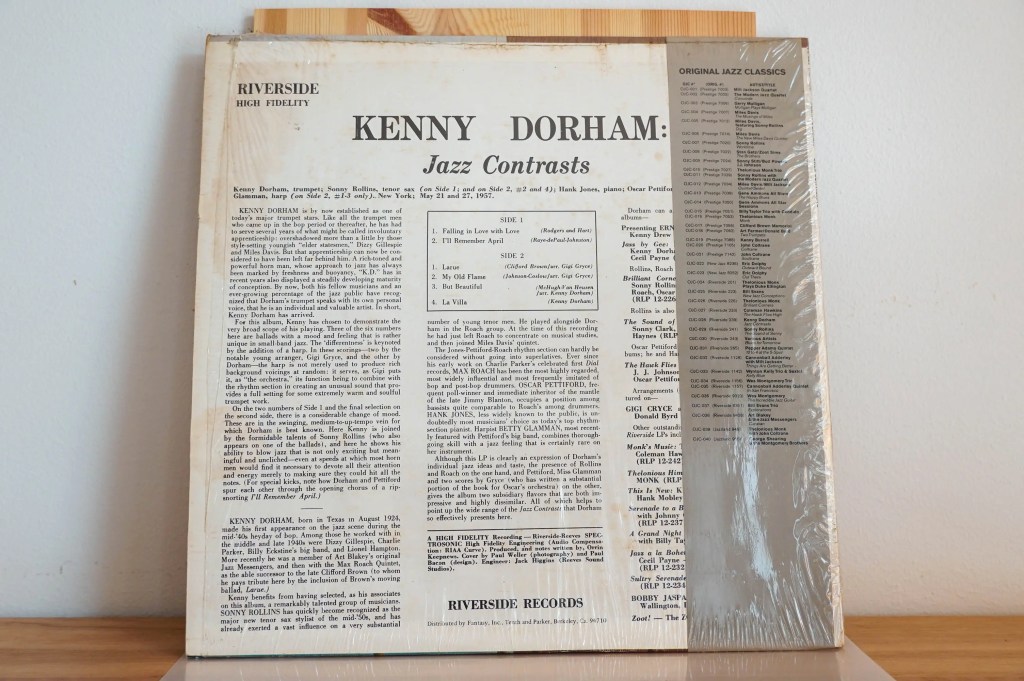 Kenny Dorham - Jazz Contrasts