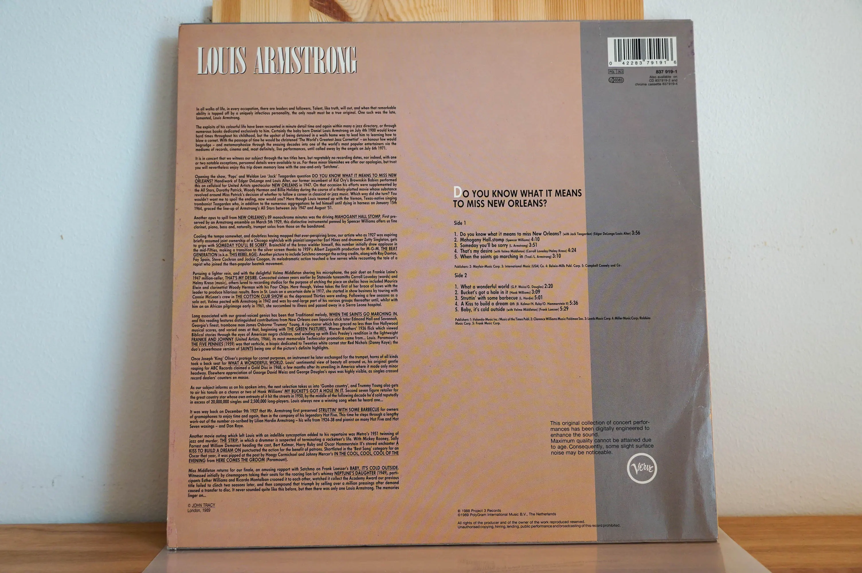 Louis Armstrong - Do You Know What It Means To Miss New Orleans? - Image 4