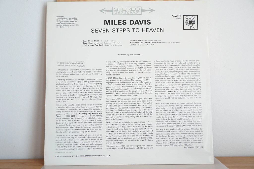 Miles Davis - Seven Steps To Heaven
