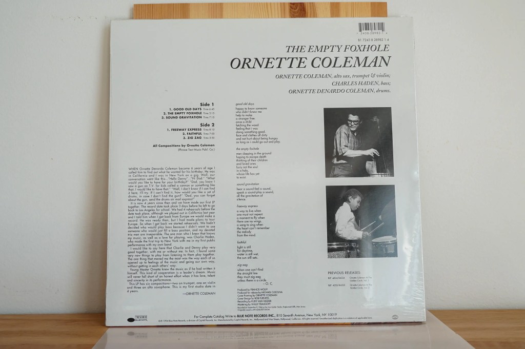 Ornette Coleman - The Empty Foxhole