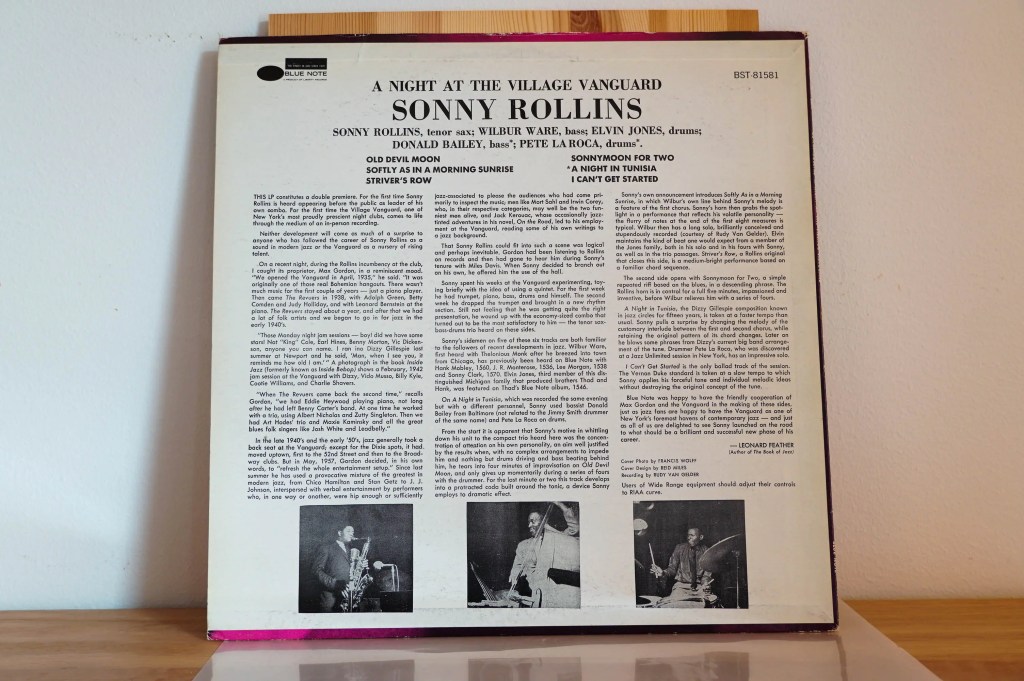 Sonny Rollins - A Night At The "Village Vanguard"
