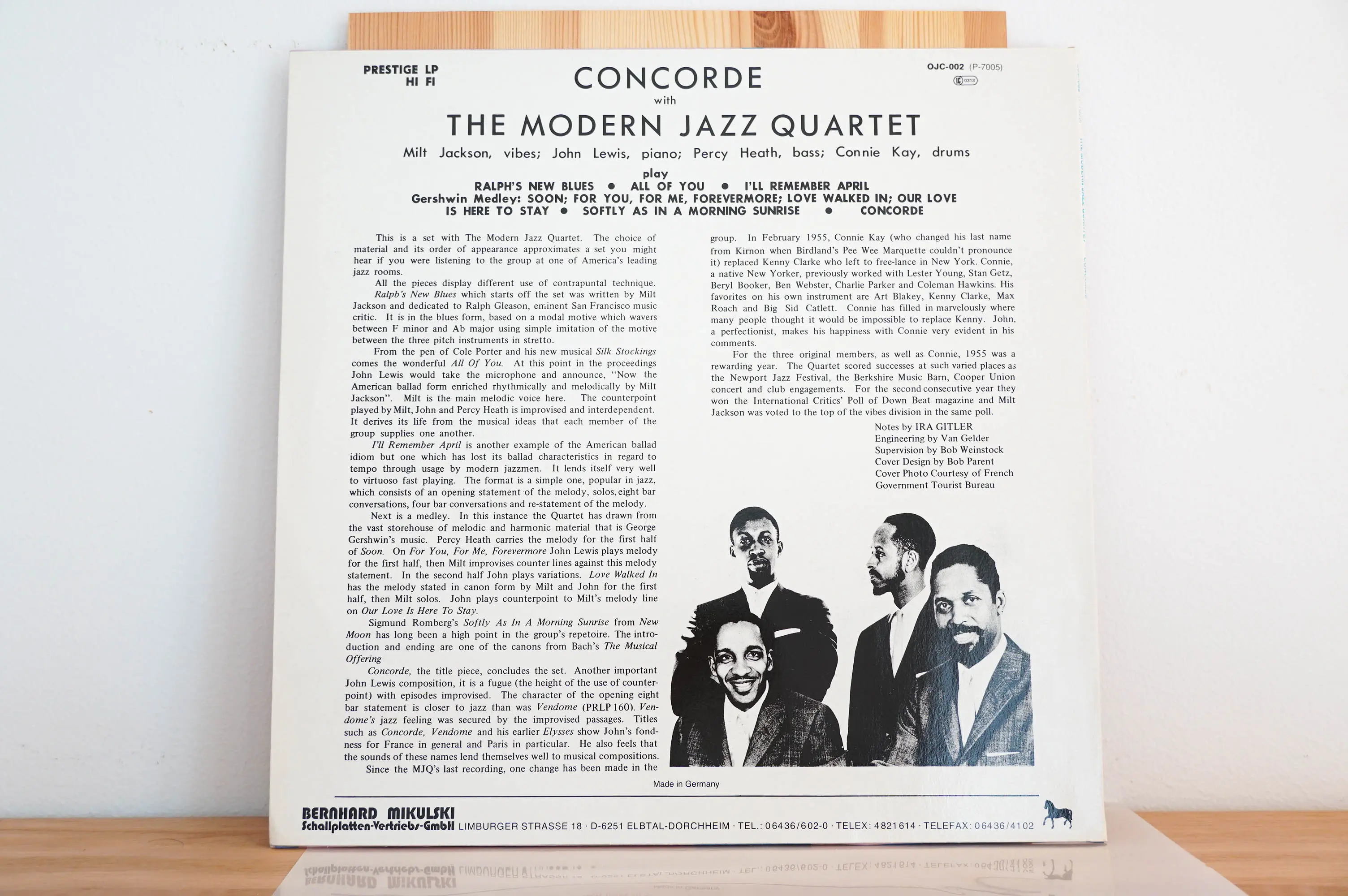 The Modern Jazz Quartet - Concorde - Image 4